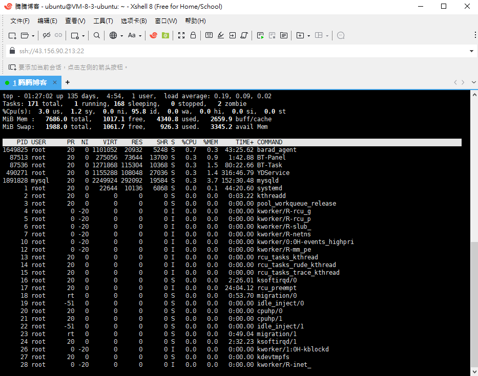服务器运维Linux 命令:30个 VPS 主机常见问题及解决方法(新手站长必备) 3 server top