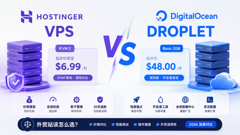 hostinger vps vs digitalocean comparison