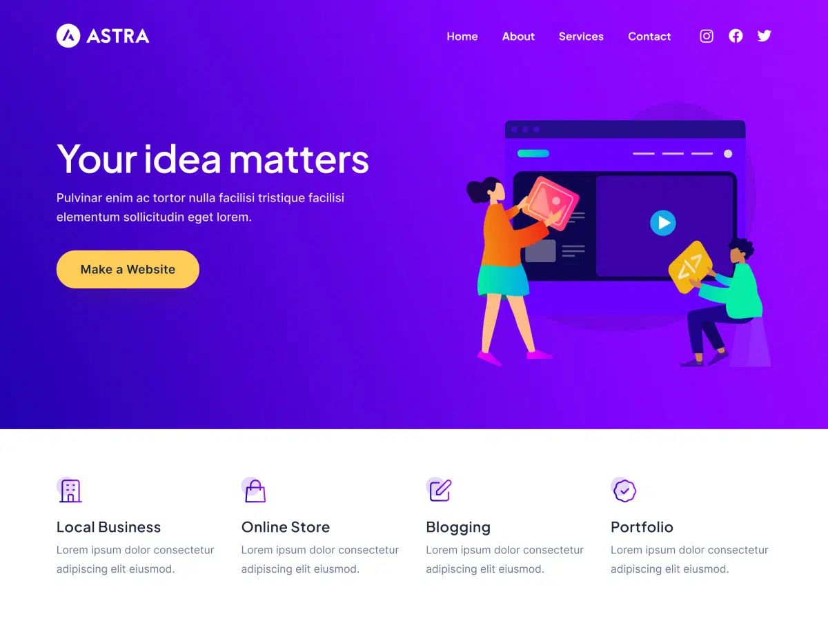Blocksy vs Astra:2026年轻量WordPress主题深度对比,哪个更适合你? 2 astra-screenshot